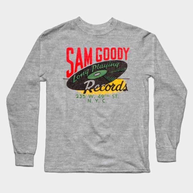 Sam Goody Long Sleeve T-Shirt by MindsparkCreative